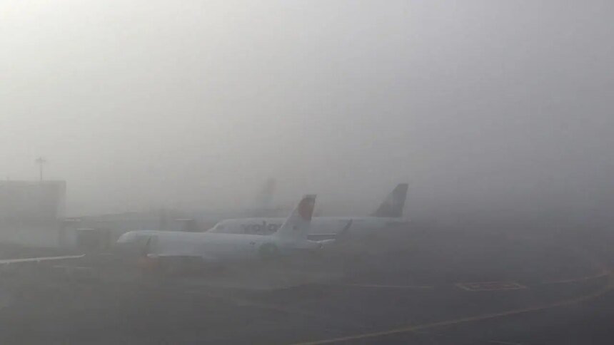 Aeropuerto Internacional de la Ciudad de México suspende operaciones por neblina