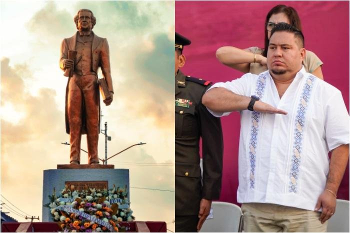 Autoridades de Lázaro Cárdenas conmemoran 212.º aniversario del natalicio de Melchor Ocampo