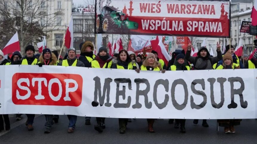 Bruselas: mayoría de la UE respalda acuerdo Mercosur pese a protestas agrícolas