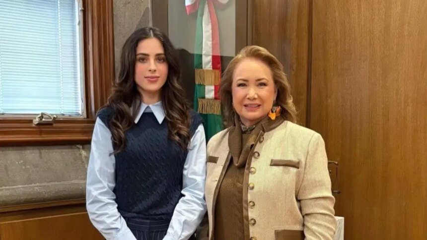 CDMX: Miss Fátima Bosh se reúne con ministra acusada de adquirir título
