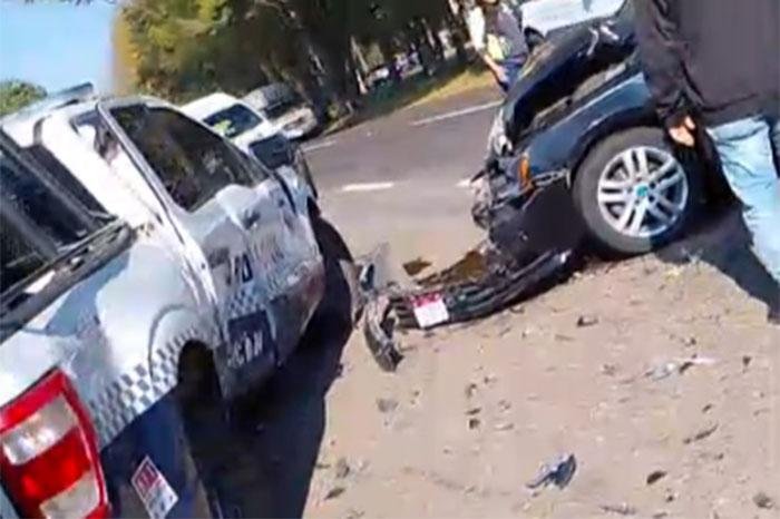 Choque múltiple en Pátzcuaro-Morelia, Michoacán deja 10 heridos, 6 policías