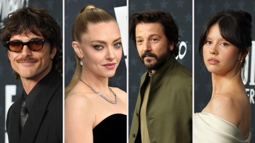 Diego Luna destaca en la alfombra roja de Critics Choice 2026