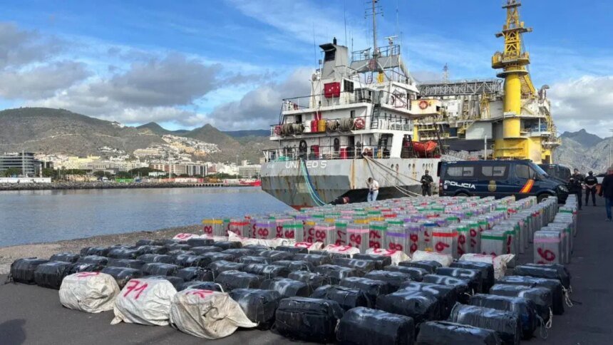 España incauta casi 10 toneladas de cocaína en cargamento de sal