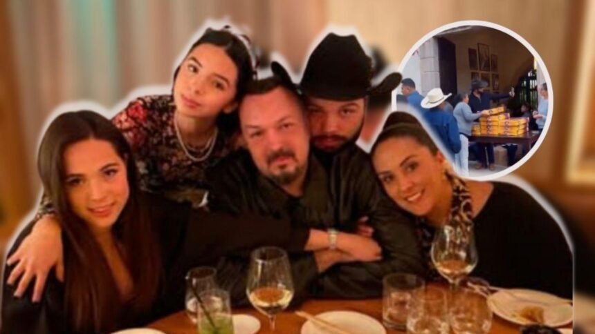 Hijo de Pepe Aguilar regala roscas de Reyes en Zacatecas