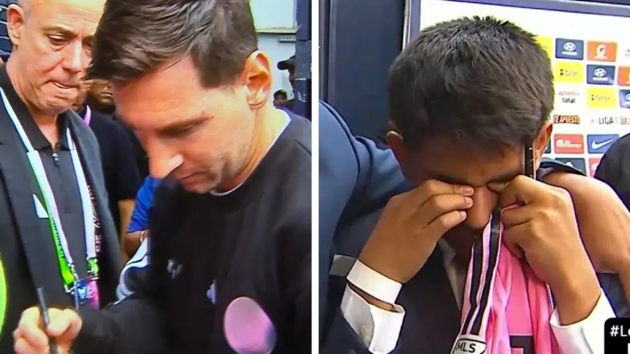 Joven peruano narra final desde un cerro y recibe firma de Messi