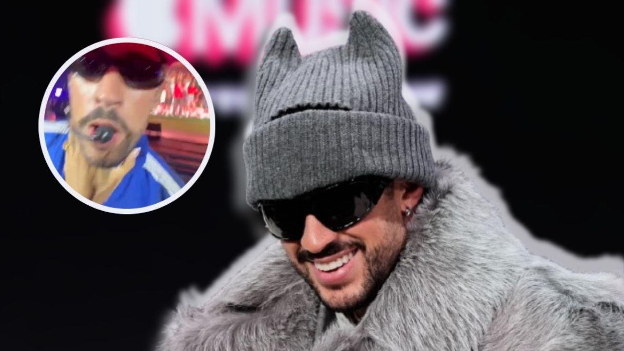 Bad Bunny agredido por fanática durante concierto