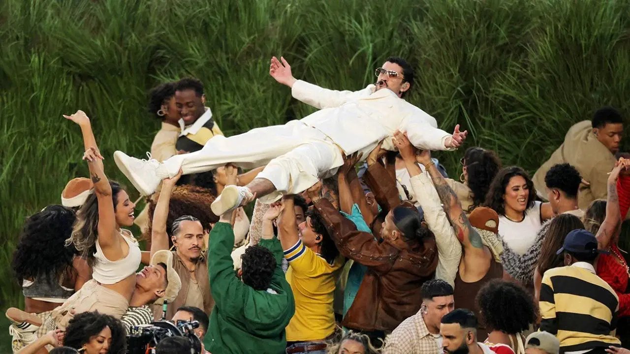Bad Bunny reunió 135 millones en el medio tiempo del Super Bowl
