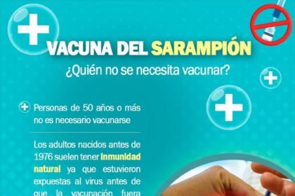 Ciudad de México: adultos mayores de 50 presentan inmunidad natural al sarampión