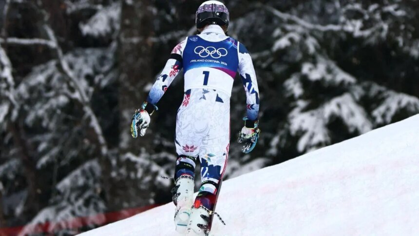 Esquiador que buscaba oro para su abuelo abandona slalom