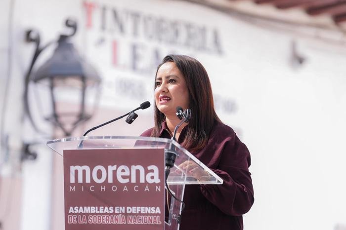 Gladyz Butanda afirma que la derecha no tiene cabida en Michoacán