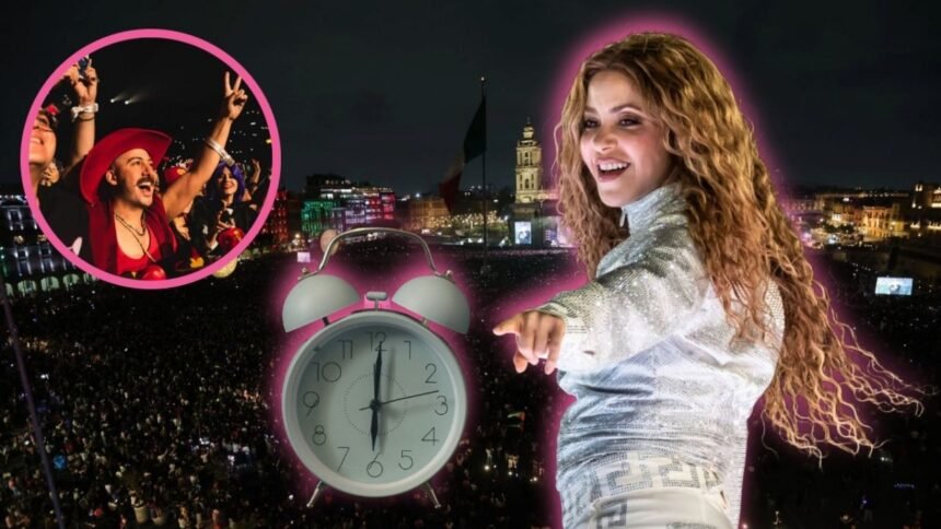 Hora del concierto de Shakira en el Zócalo