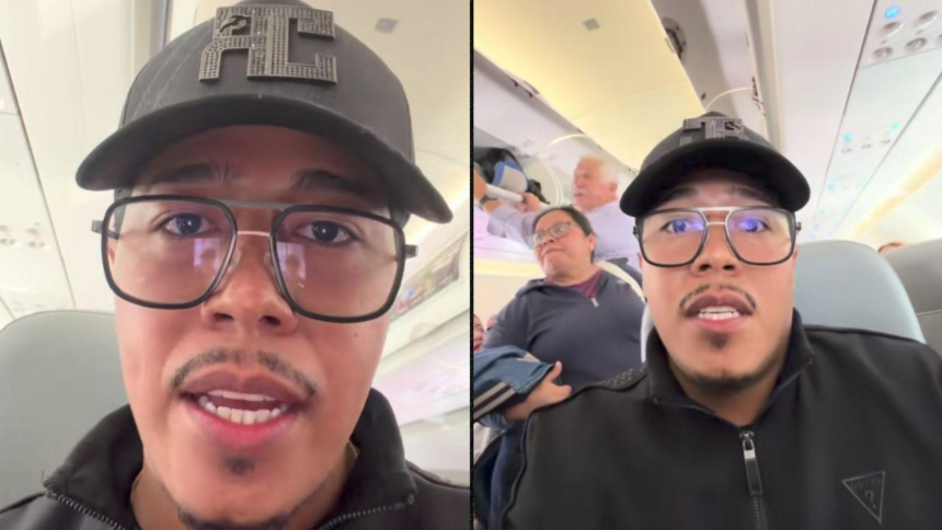 Influencer mexicano retenido en avión tras muerte de El Mencho