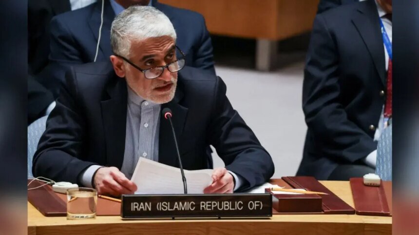 Irán, desde Nueva York, califica ataque de EU e Israel como crimen