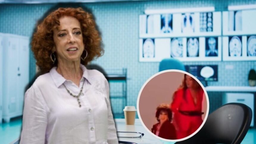 María Elena Saldaña sufre esguince cervical tras caída con Cecilia Galliano