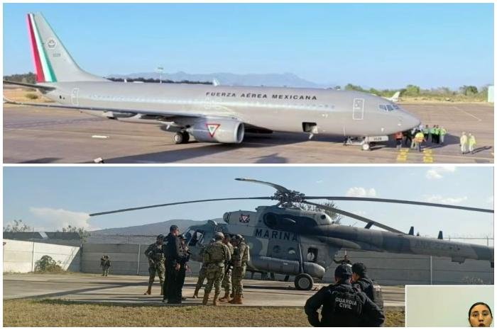 Michoacán: arriban avión y helicóptero del Ejército para vigilar frontera con Jalisco