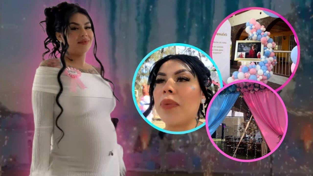 Mona Rodríguez y Geros revelan el sexo del bebé en fiesta