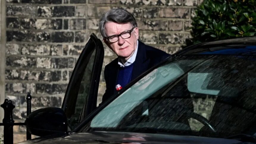 Peter Mandelson puesto en libertad en Londres tras interrogatorio por Epstein