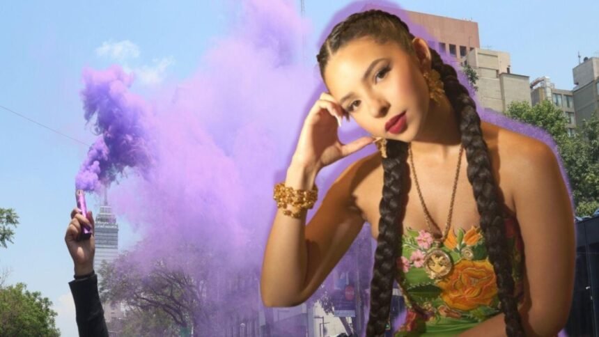 Ángela Aguilar pide alto a ataques en redes por el 8M