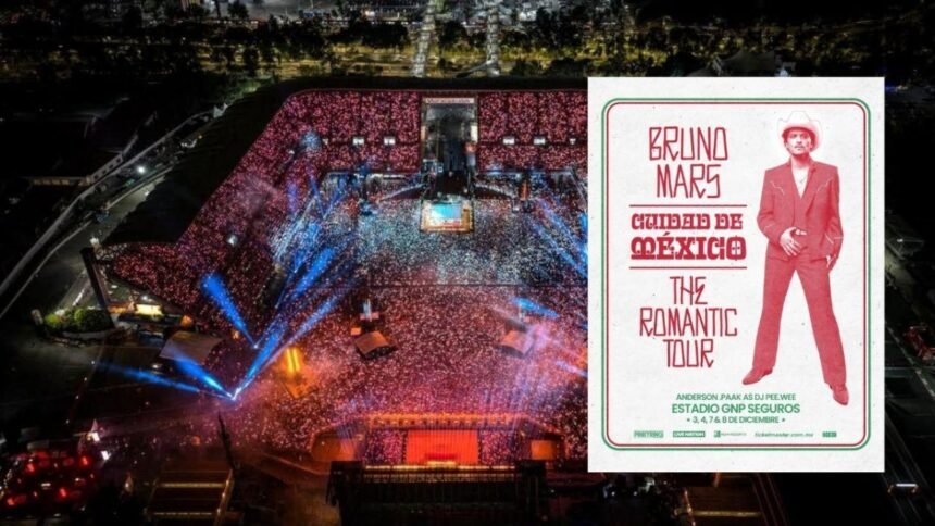 Bruno Mars en CDMX: fechas, lugares y preventa de boletos