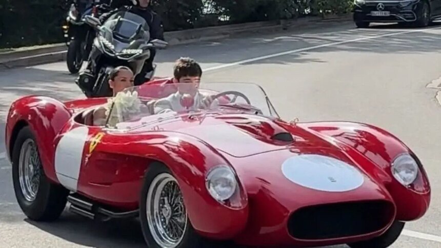 Charles Leclerc se casa en Mónaco y pasea con novia en clásico