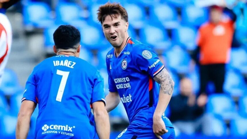 Cruz Azul golea a San Luis con golazo y refuerza liderato