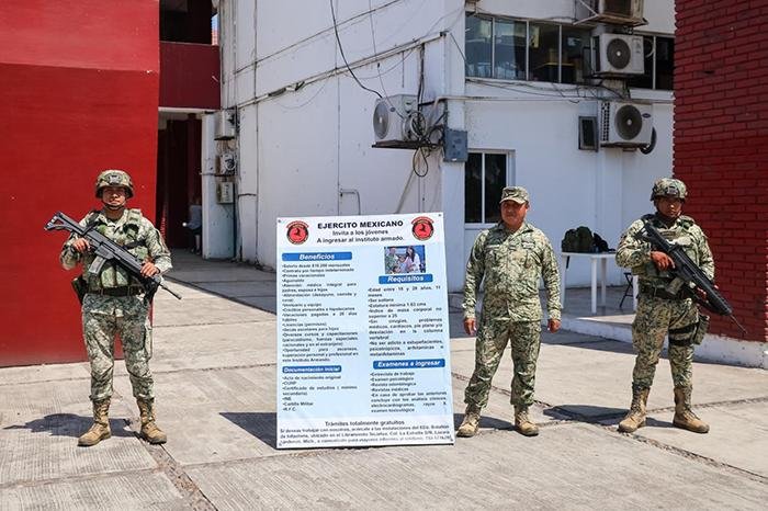 Ejército convoca a jóvenes al 82.º Batallón en Lázaro Cárdenas, Michoacán