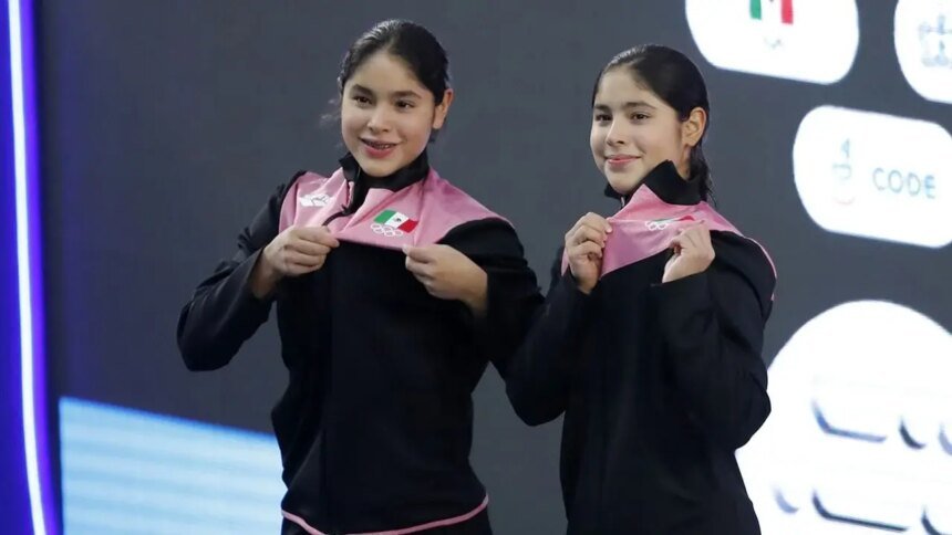 Gemelas Mía y Lía Cueva, 15, ganan bronce en Montreal