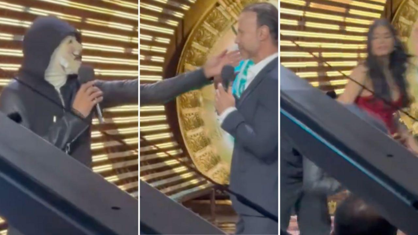 Incidente en vivo: El Capi Pérez con Kristal Silva y Zague