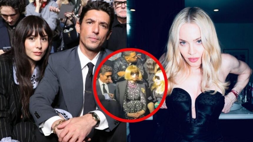 Madonna saluda a Zuria Vega con apretón de manos en Milán