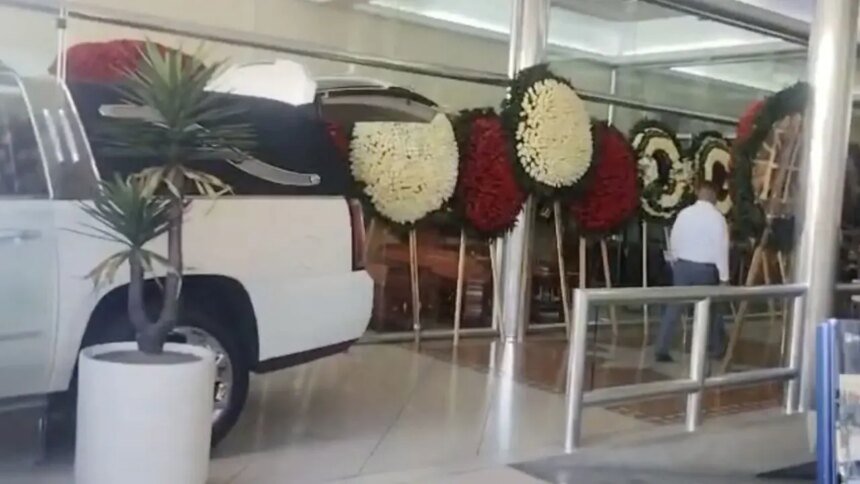 Operativo policial custodia despedida de "El Mencho" en Jalisco