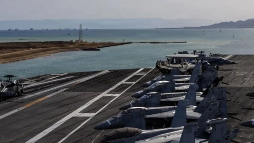 Portaaviones USS Gerald Ford cruza Canal de Suez; El Cairo vigila avance