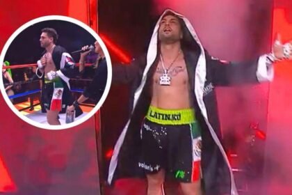 Posible multa a Nicola Porcella por usar bandera mexicana en Ring Royale