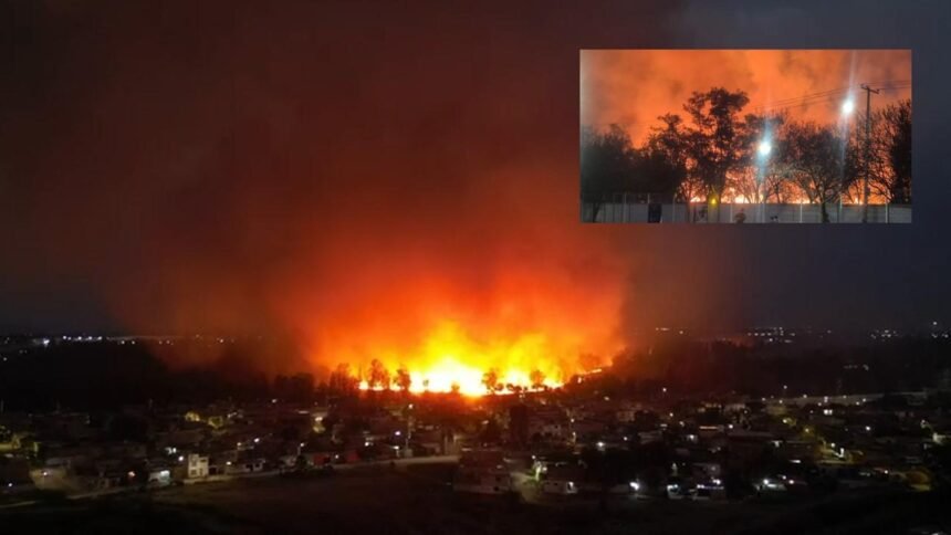 Se registra incendio en la XII Región Militar