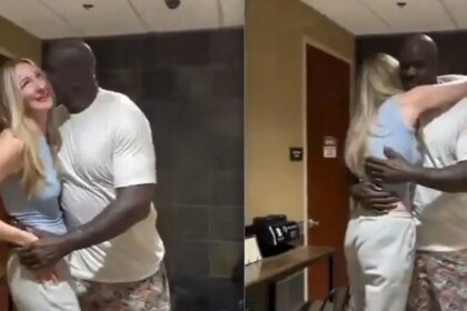 Shaquille O’Neal y Ekaterina Lisina muestran buena química