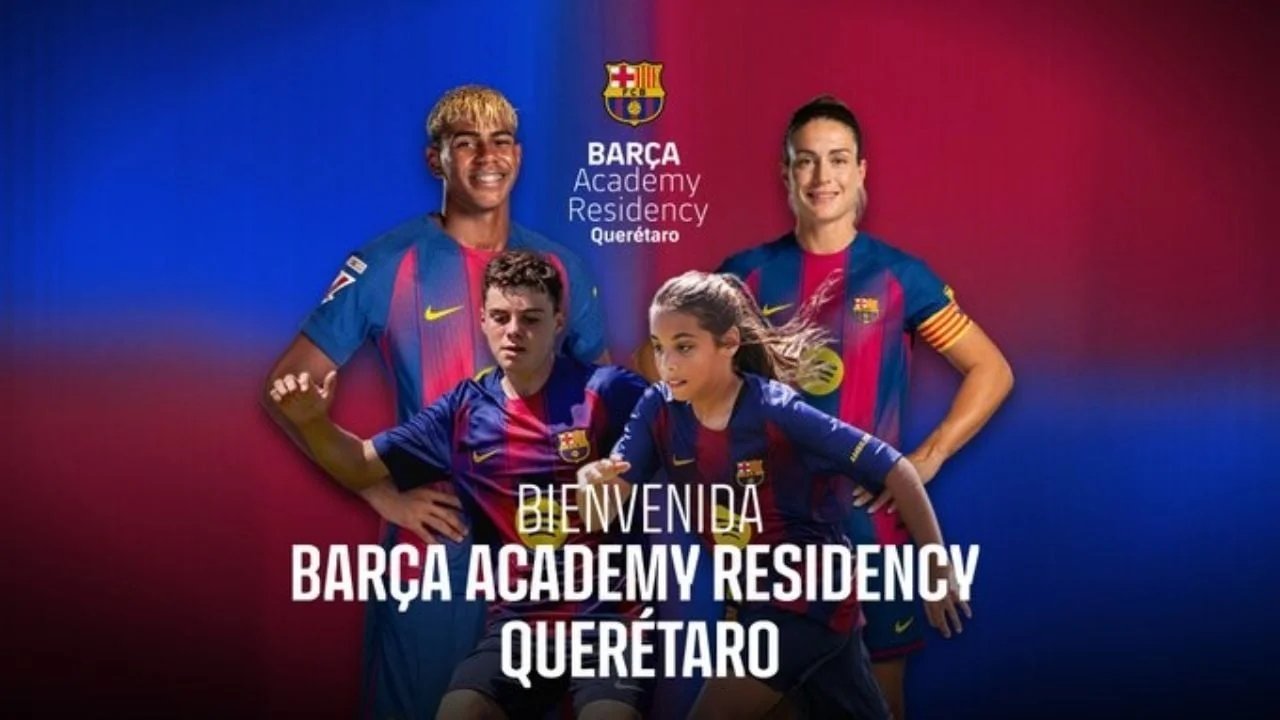 Barcelona lanza academia de fútbol en Querétaro, México Contacto