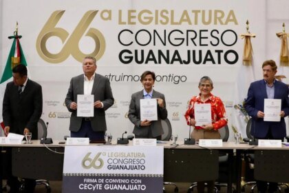 Fortalecen educación CECyTEG y Congreso del Estado con firma de convenio Contacto