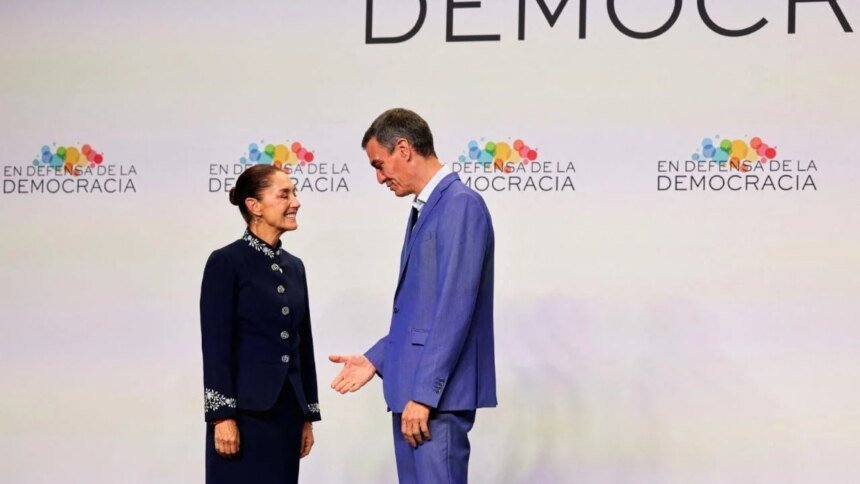 Sheinbaum en Madrid aborda conquista y constata acercamiento con Felipe VI Contacto