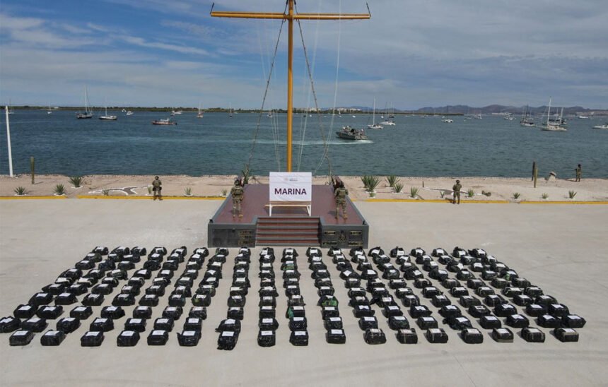 Jalisco asegura más de siete toneladas de cocaína por la Marina en mayo