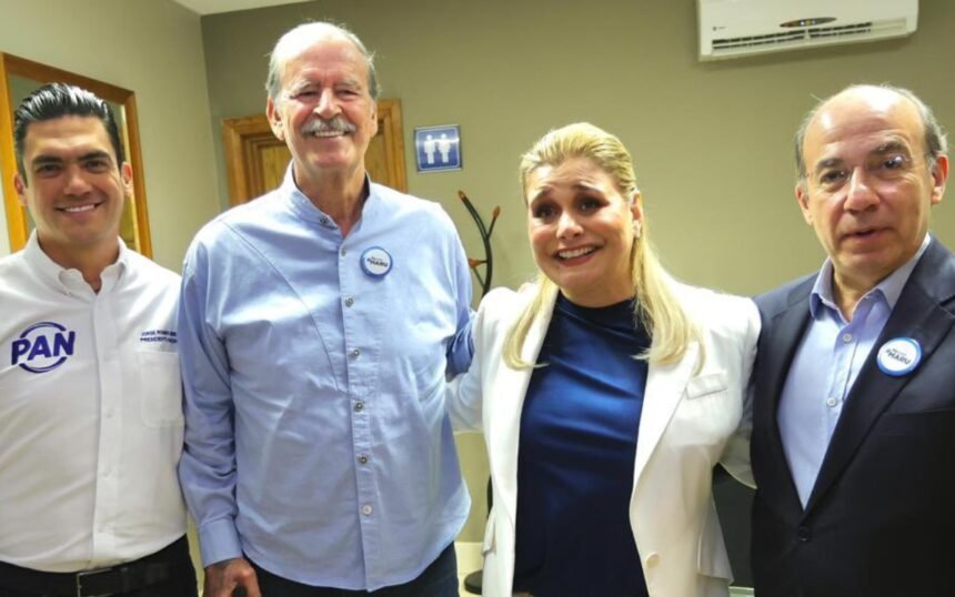 México: Gobernadora María Eugenia Campos recibe apoyo de Fox y Calderón