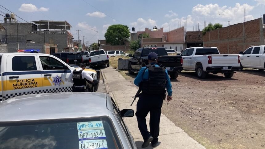Salamanca, Gto.: Un civil fallece y oficial herido tras enfrentamiento