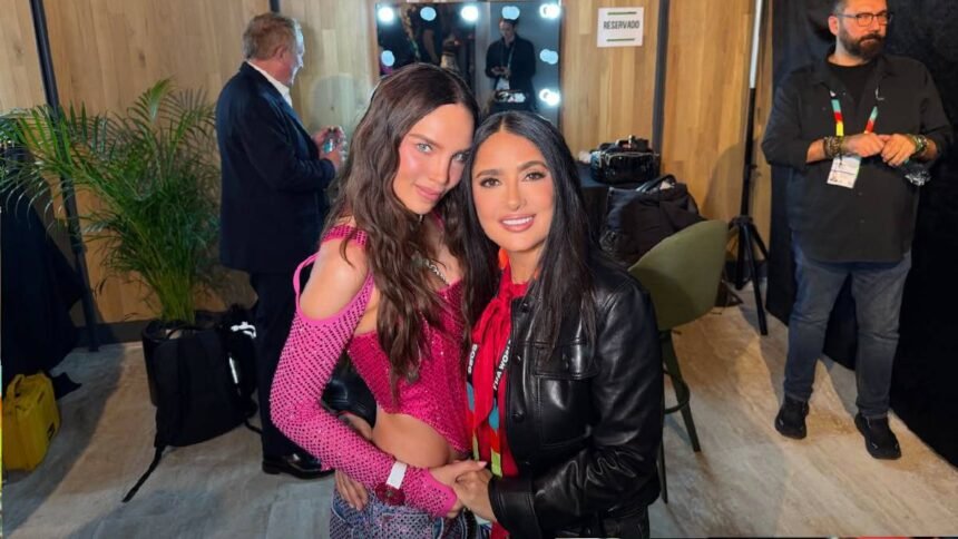 Belinda aclara su relación con Salma Hayek: "Es muy divertida"