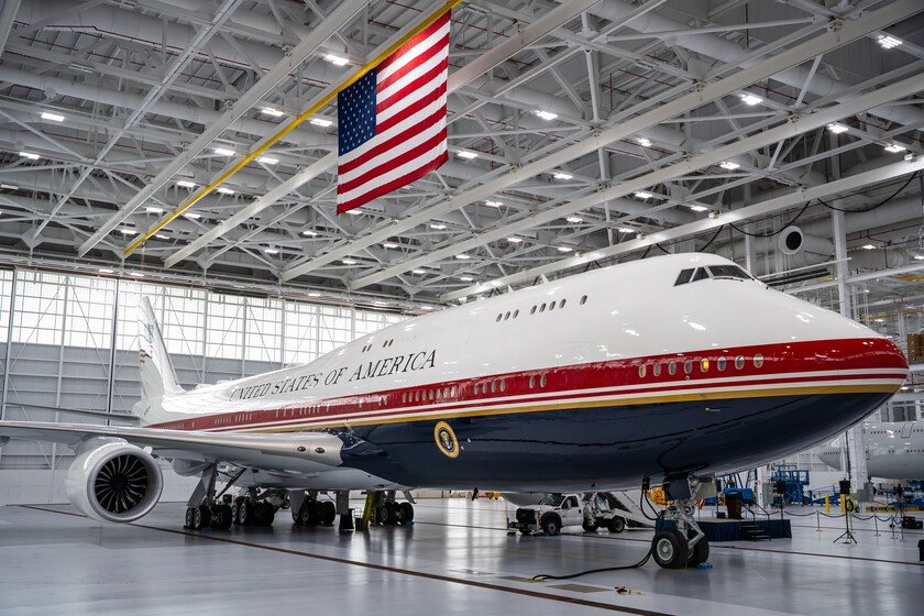 Boeing 747 nuevo en flota presidencial de EE. UU. por Qatar