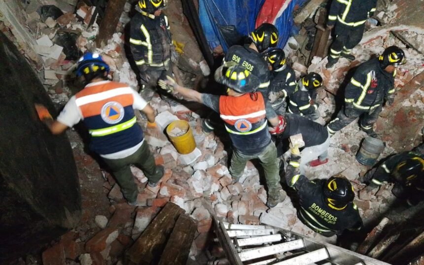 Colapso de vivienda en Cuauhtémoc, CDMX; saldo trágico y heridos