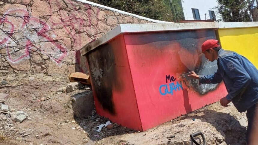 Guanajuato Capital invierte 42 mil pesos en mejorar contenedores de basura