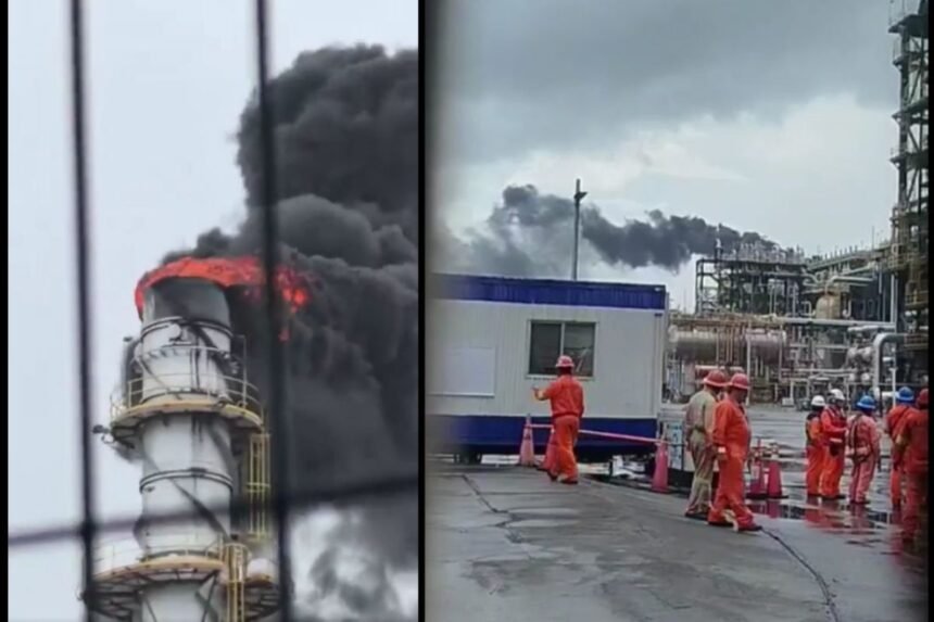 Humo en refinería de Dos Bocas: Pemex asegura que no hay riesgos en México