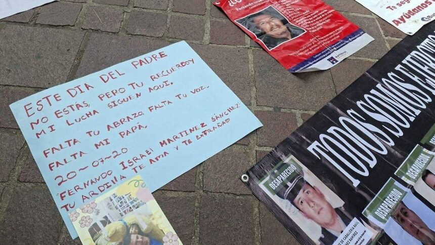 León, Gto.: Colectivos en el Día del Padre exigen respuestas por desaparecidos