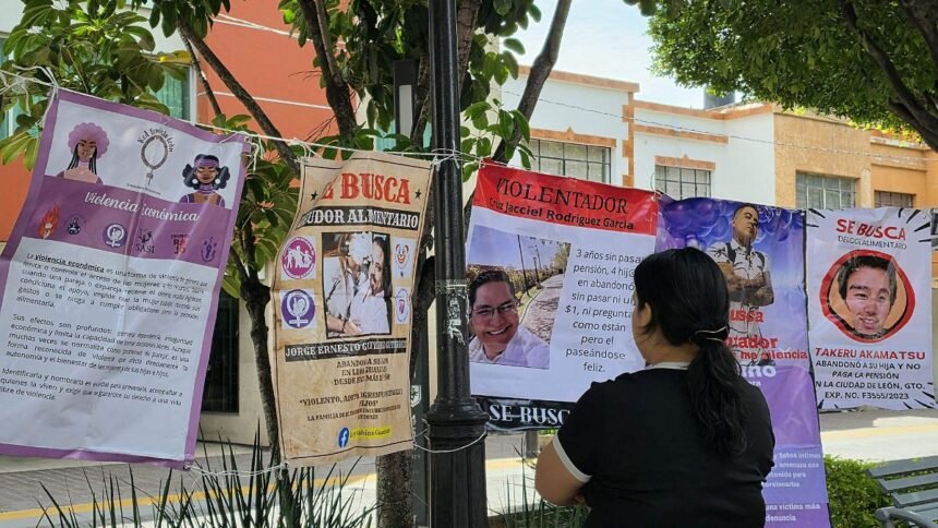 León, Gto.: Feministas exigen acciones contra deudores alimentarios