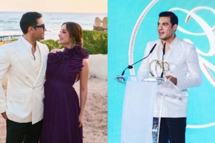 Carlos Rivera y Cynthia Rodríguez celebran premio Global Gift Foundation