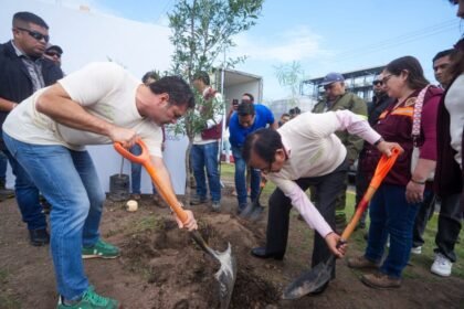 Celaya, Gto.: Alcalde asegura reforestación independiente de protestas