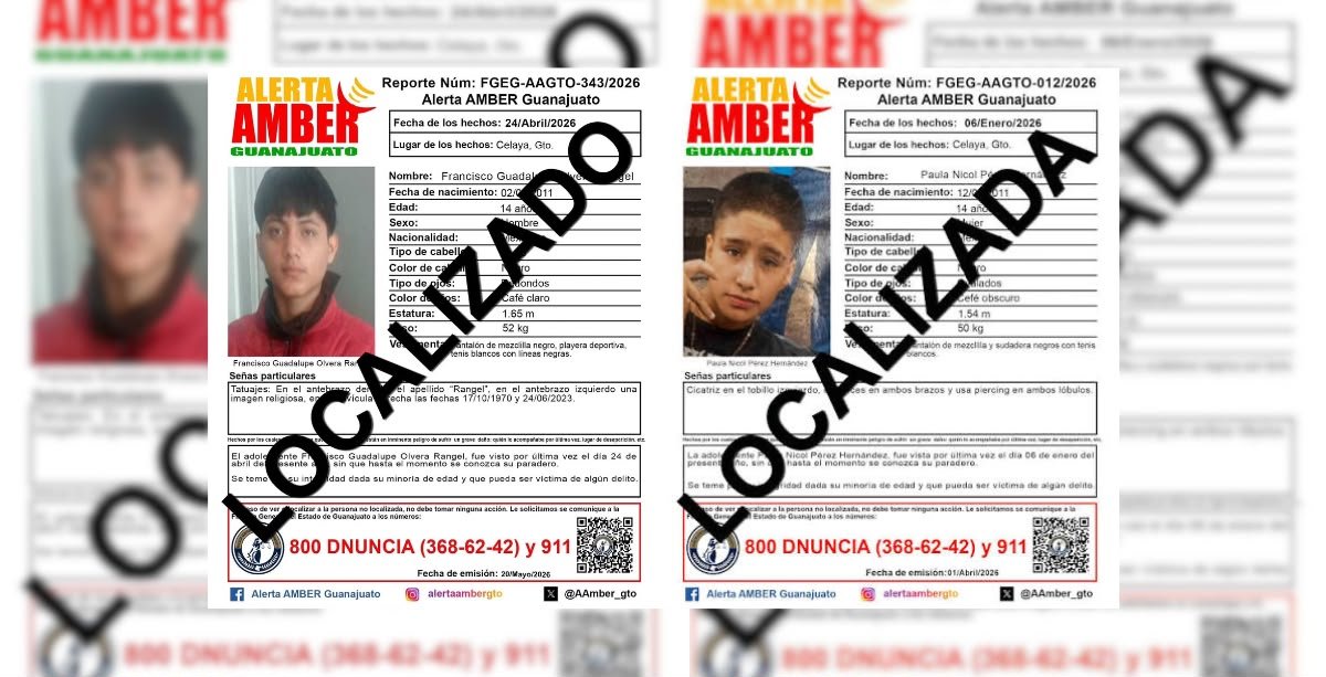 Celaya, Gto.: Lamentable hallazgo de menores desaparecidos en la comunidad